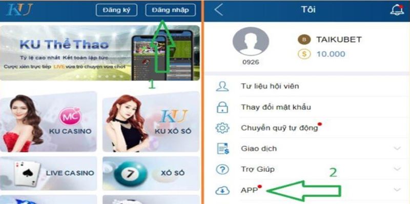 Hướng dẫn cách tải app Kubet88 trên các hệ điều hành khác nhau